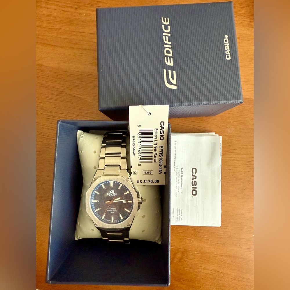 Casio Edifice EFR-S108D-2A Men’s Watches